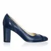 Catinca Shoes 114 AP pantofi piele albastru puncte