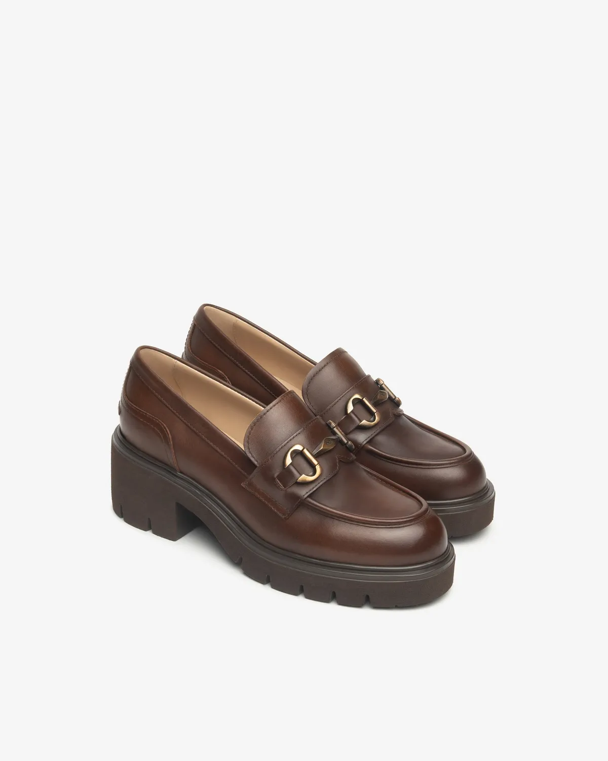 NeroGiardini Mocasini Piele Dama Toc 60mm Catarama