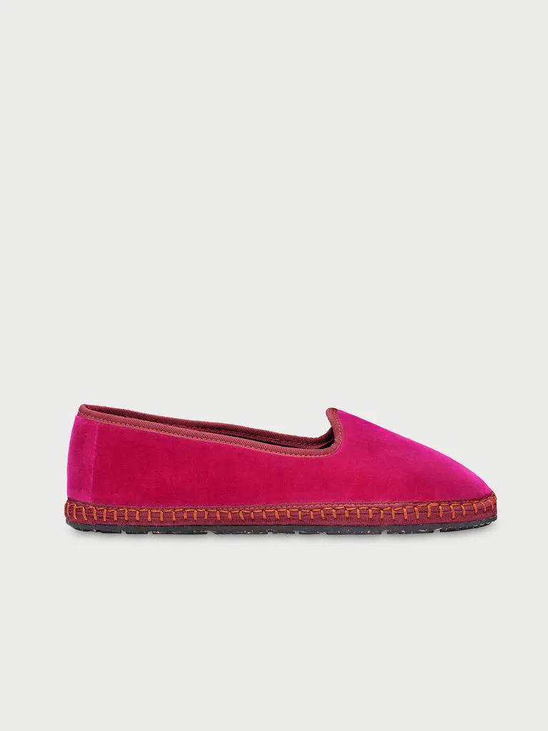 Flagelus Arata papuci catifea fucsia orange