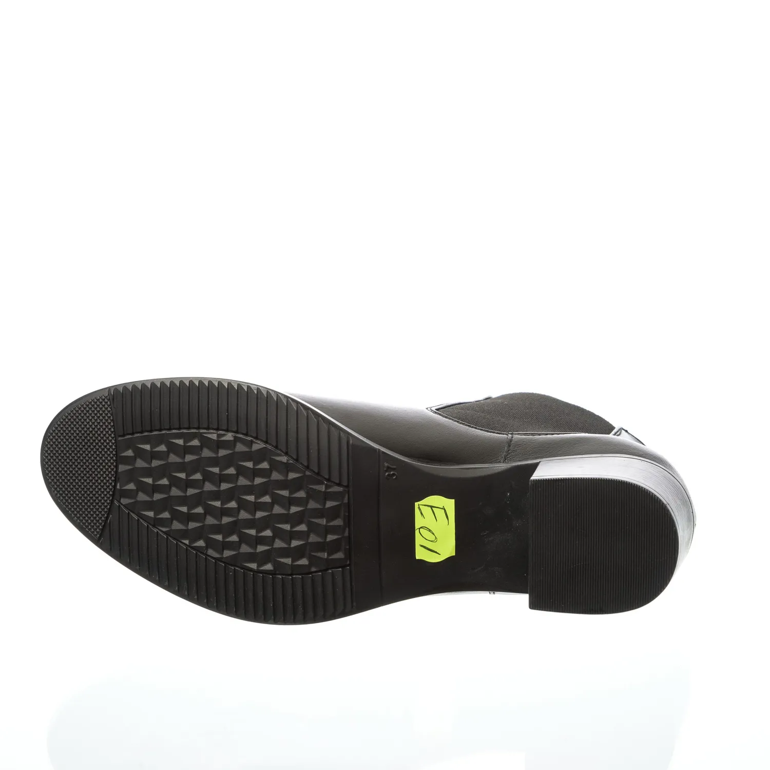 Catinca Shoes E01 NB botine dama piele naturala negru box