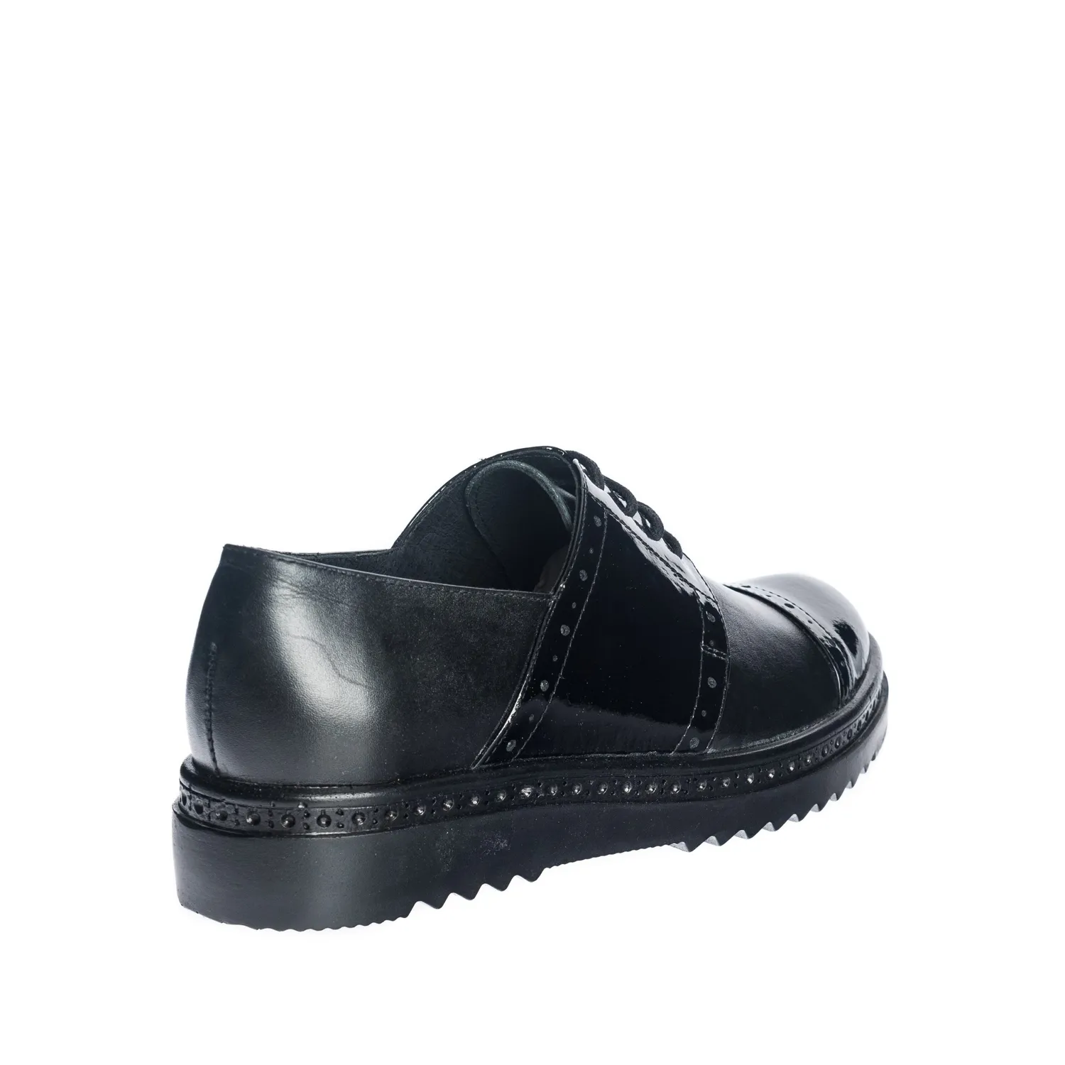 Catinca Shoes G26 NBL pantofi dama piele negru box lac
