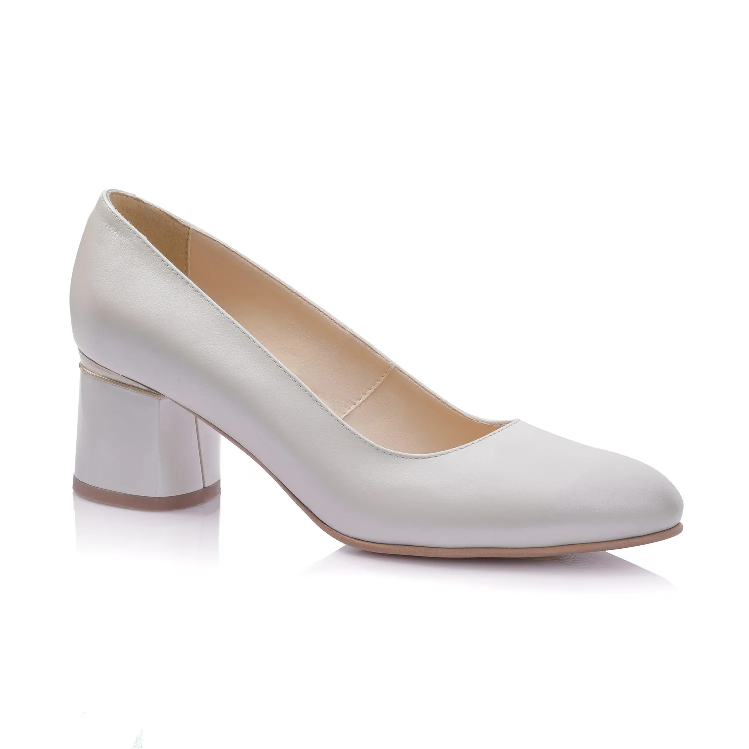 Catinca Shoes A72 BS pantofi dama bej sidef piele