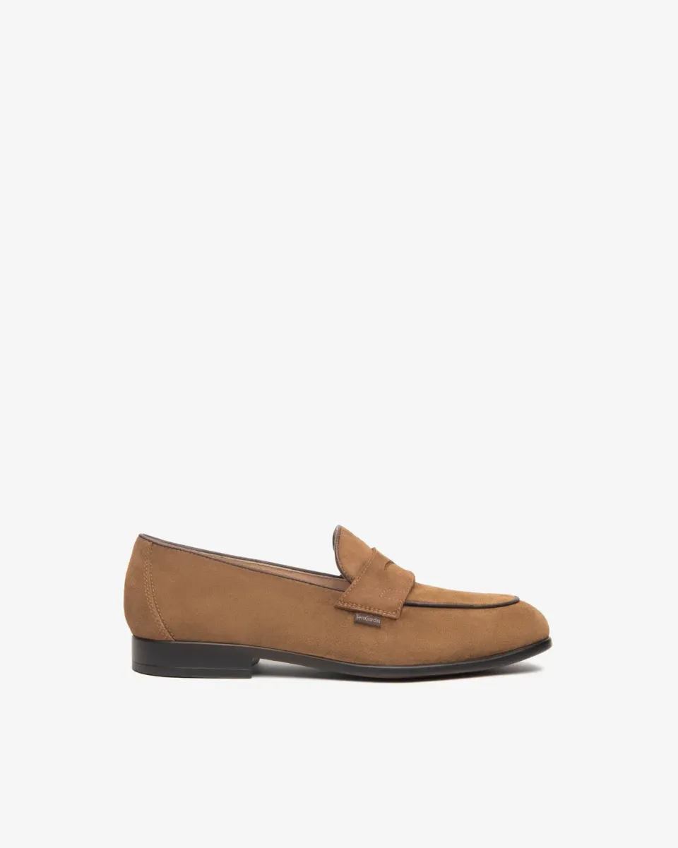 NeroGiardini mocasini bărbați piele întoarsă vară