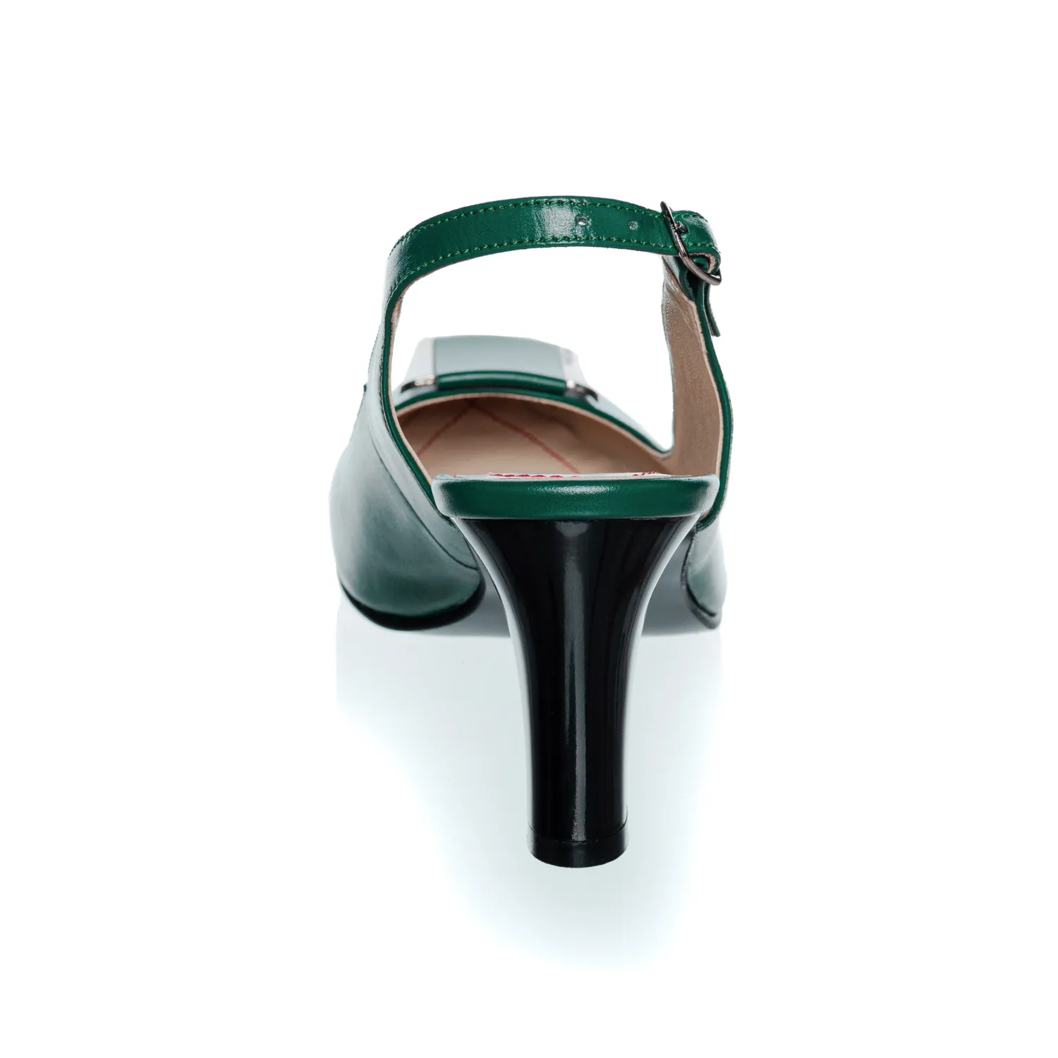 Catinca Shoes D40 VB sandale dama verde piele naturala