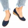 Catinca Shoes T15 BL pantofi dama piele bleumarin perforati