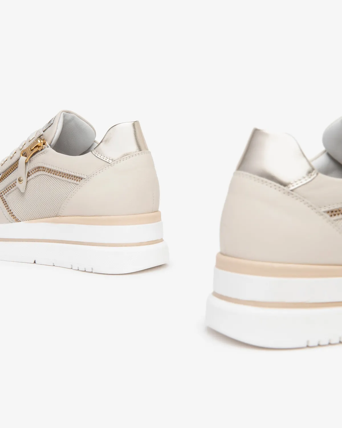 NeroGiardini Sneakers damă piele și piele întoarsă
