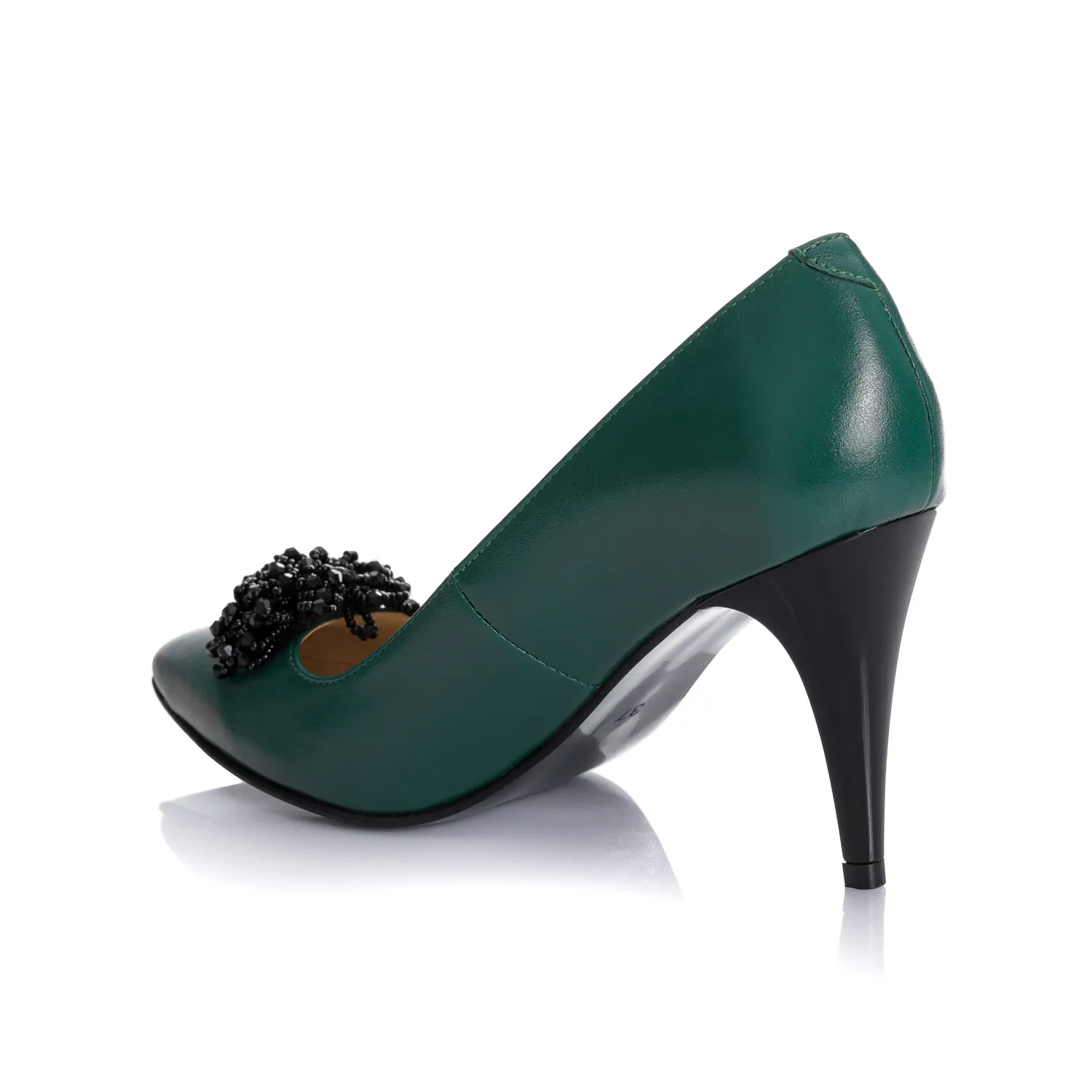 Catinca Shoes A42 VB pantofi piele verde box