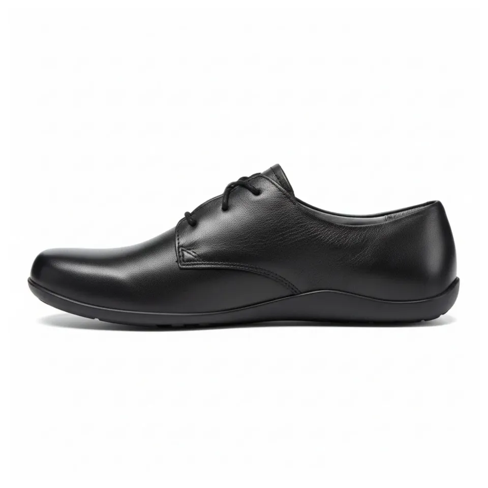 BÄR B Barefoot Blake pantofi piele negri