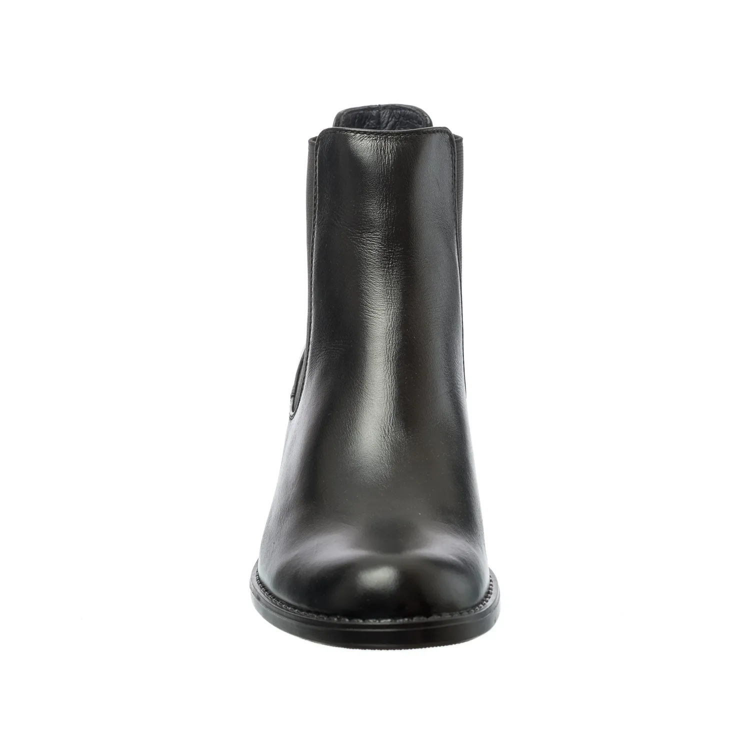 Catinca Shoes E01 NB botine dama piele naturala negru box