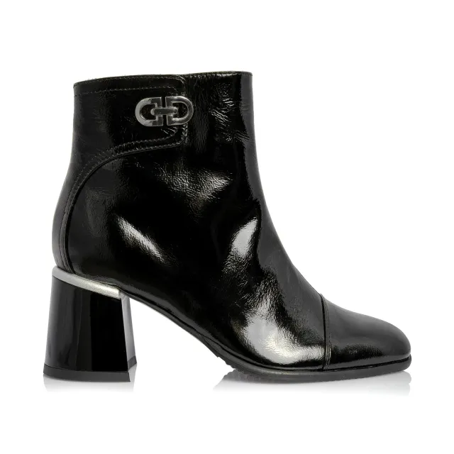 Catinca Shoes G80 NL ghete dama lac negru