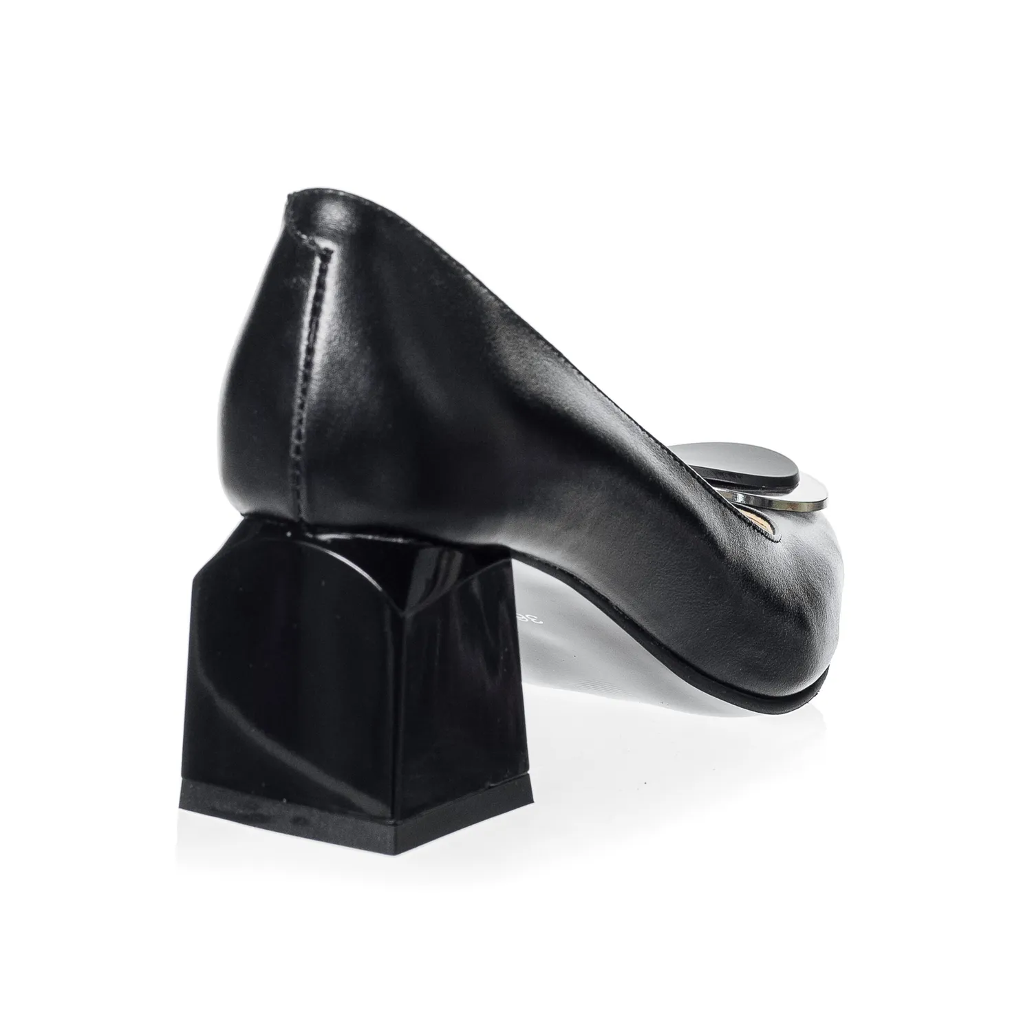 Catinca Shoes A33 NB pantofi dama negru box piele
