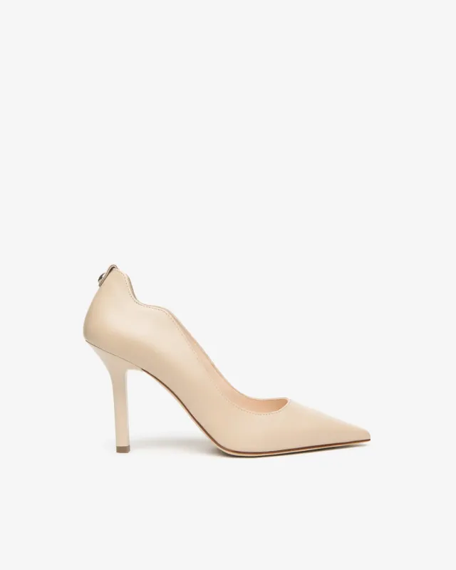 Pantofi dama piele NeroGiardini Premium toc stiletto 95 mm