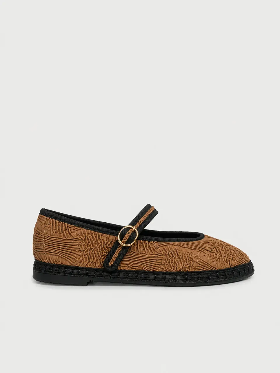 Flagelus Pierre Cuir Brown balerini maro piele