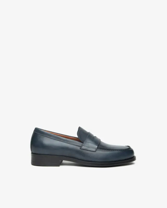 Mocasini piele barbati NeroGiardini penny