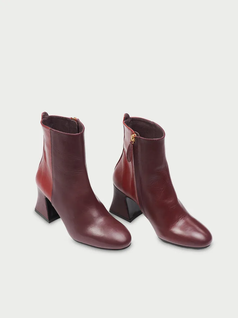 Flagelus The D’Orsey Booty Double Burgundy botine piele