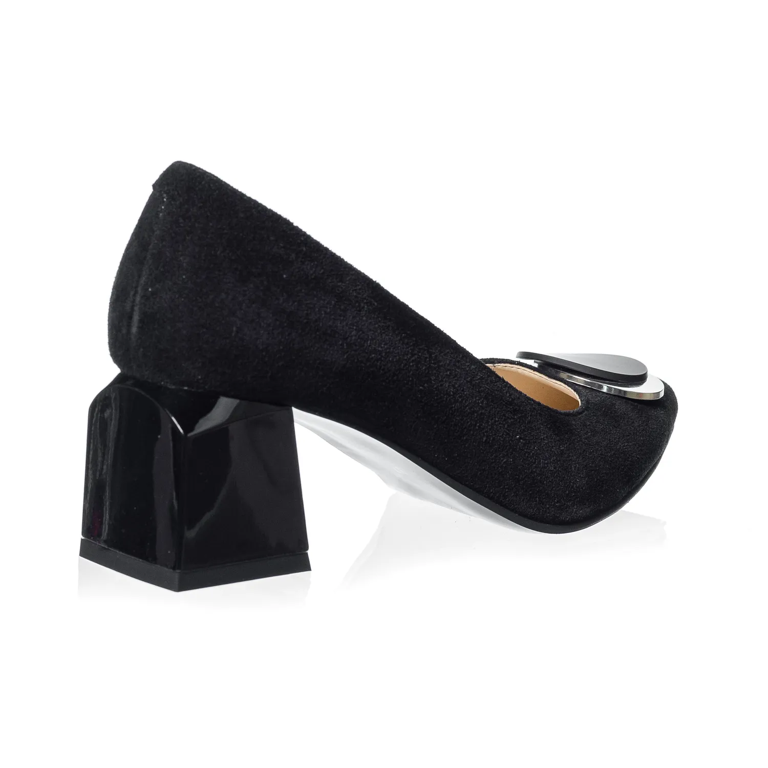 Catinca Shoes A33 NA pantofi dama piele negru antilopa