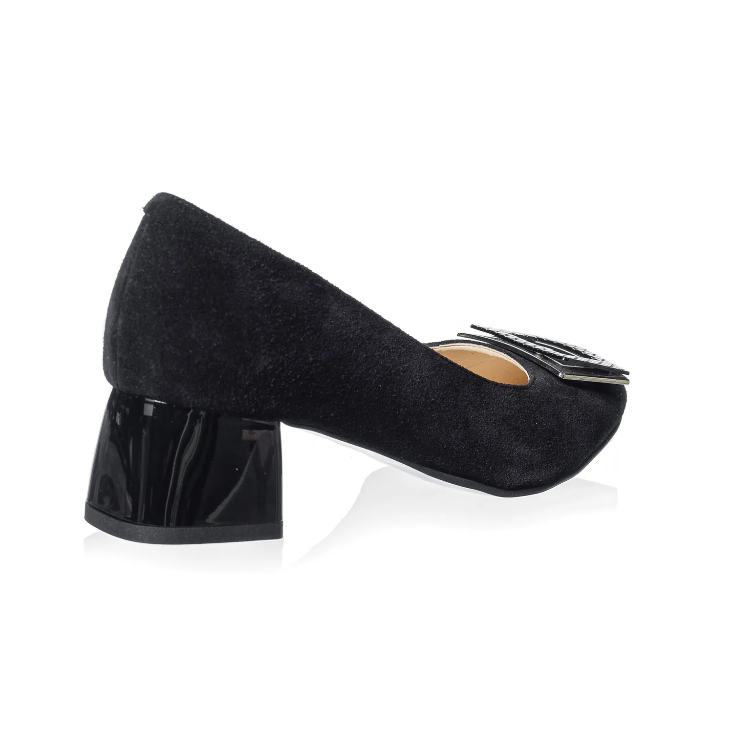 Catinca Shoes A34 NA pantofi dama piele negru antilopa