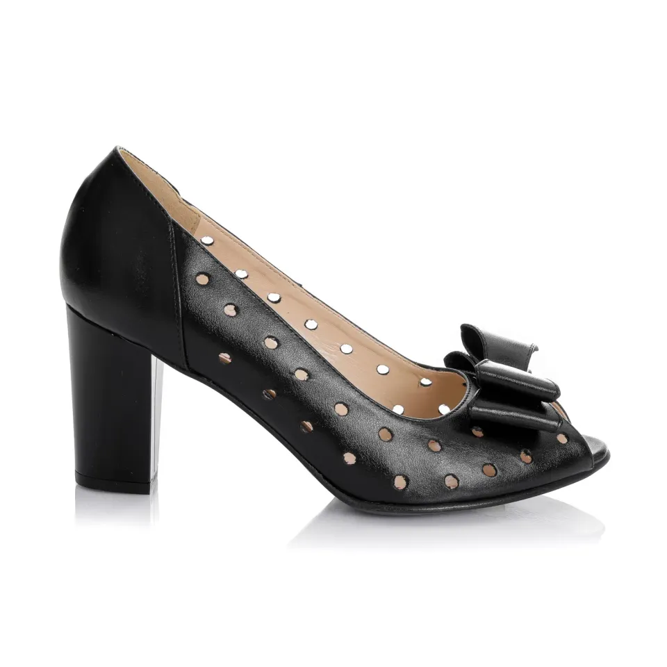 Catinca Shoes F23 NE pantofi damă negru box