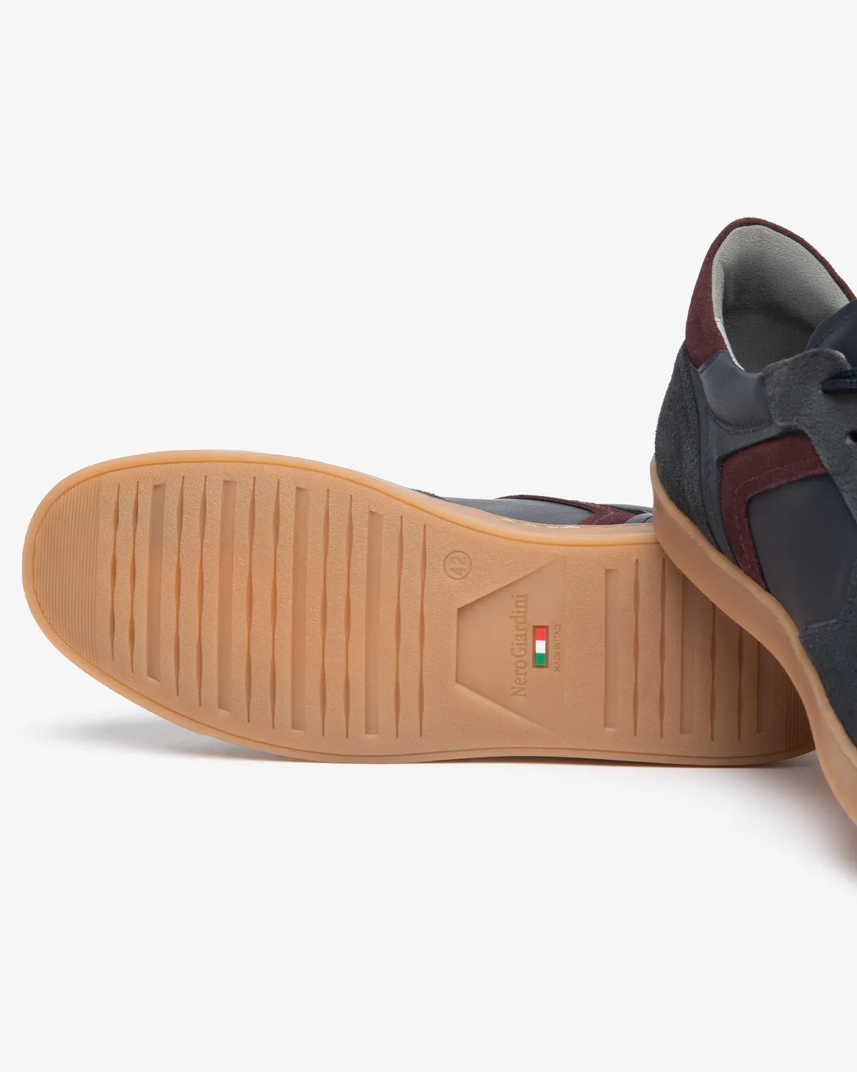 NeroGiardini sneakers bărbați piele cu velur