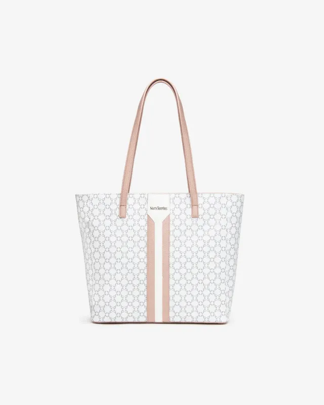 NeroGiardini shopper dama monograma cu fermoar