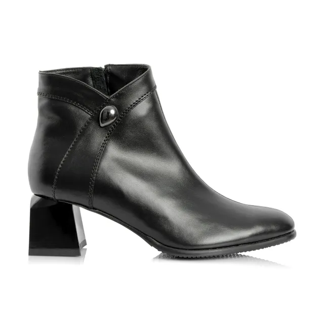 Catinca Shoes G442 ghete dama piele negru box