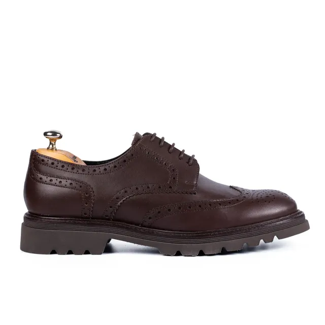 Lucas Shoes 550 pantofi oxford piele maro