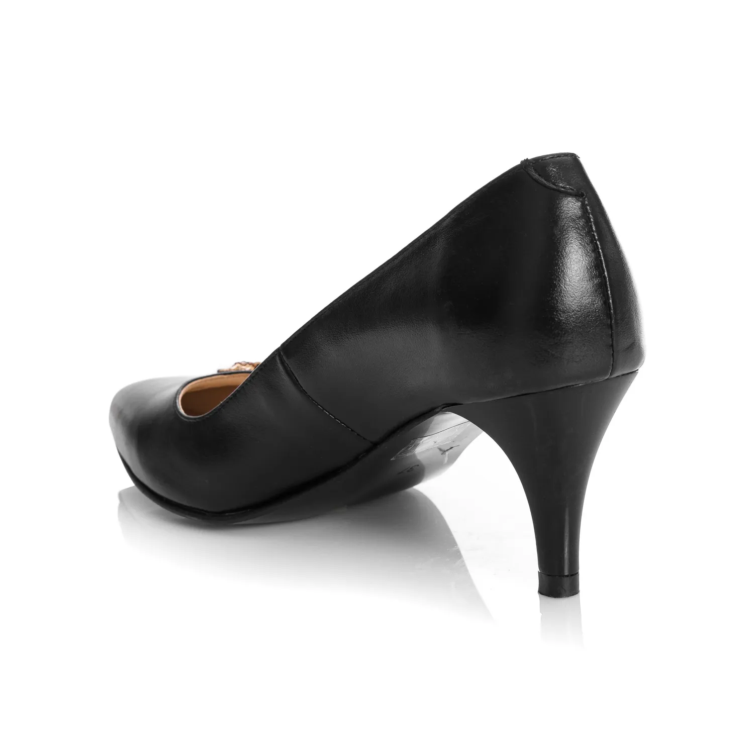 Catinca Shoes A43 N pantofi damă piele negru box