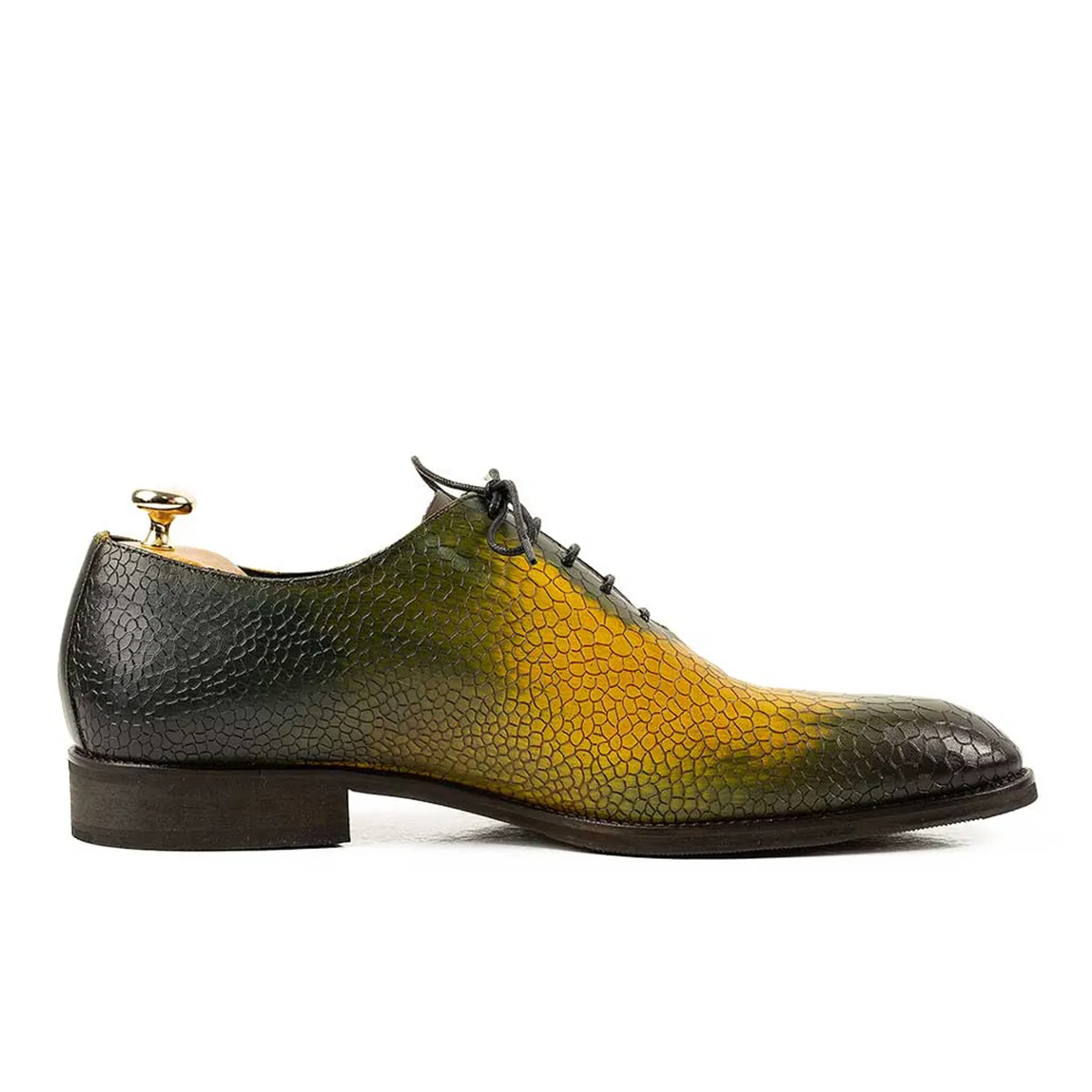 Lucas Shoes Elegant 715 Yellow pantofi piele