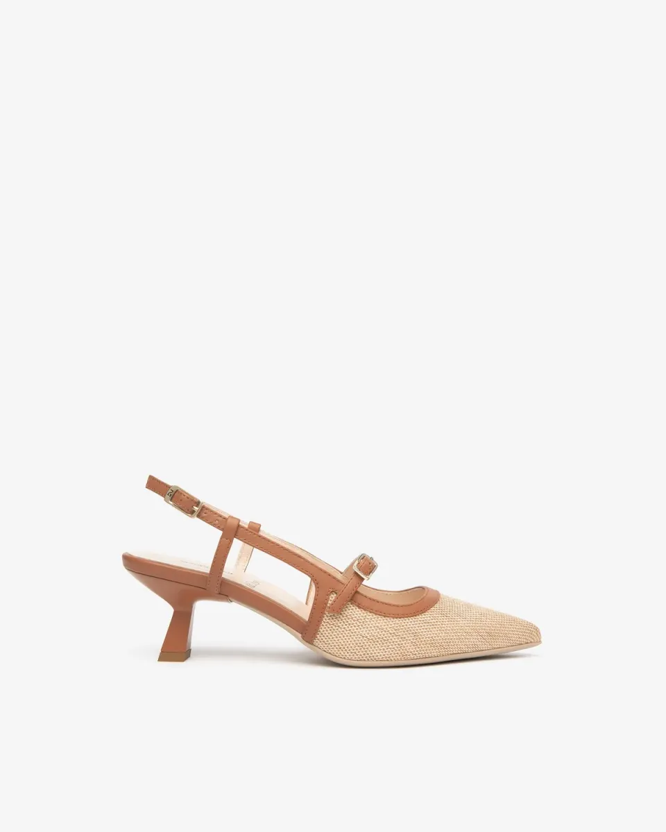 NeroGiardini slingback dama piele toc primavara