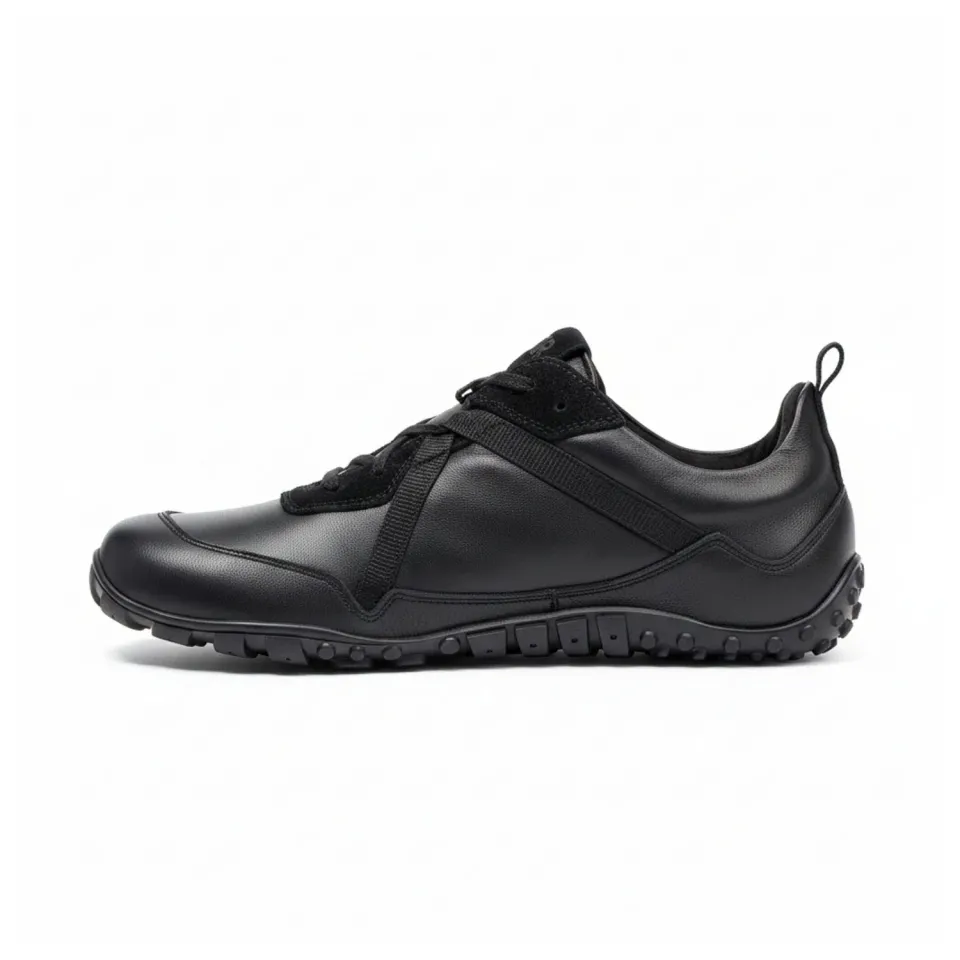BÄR Junis pantofi barefoot piele negri