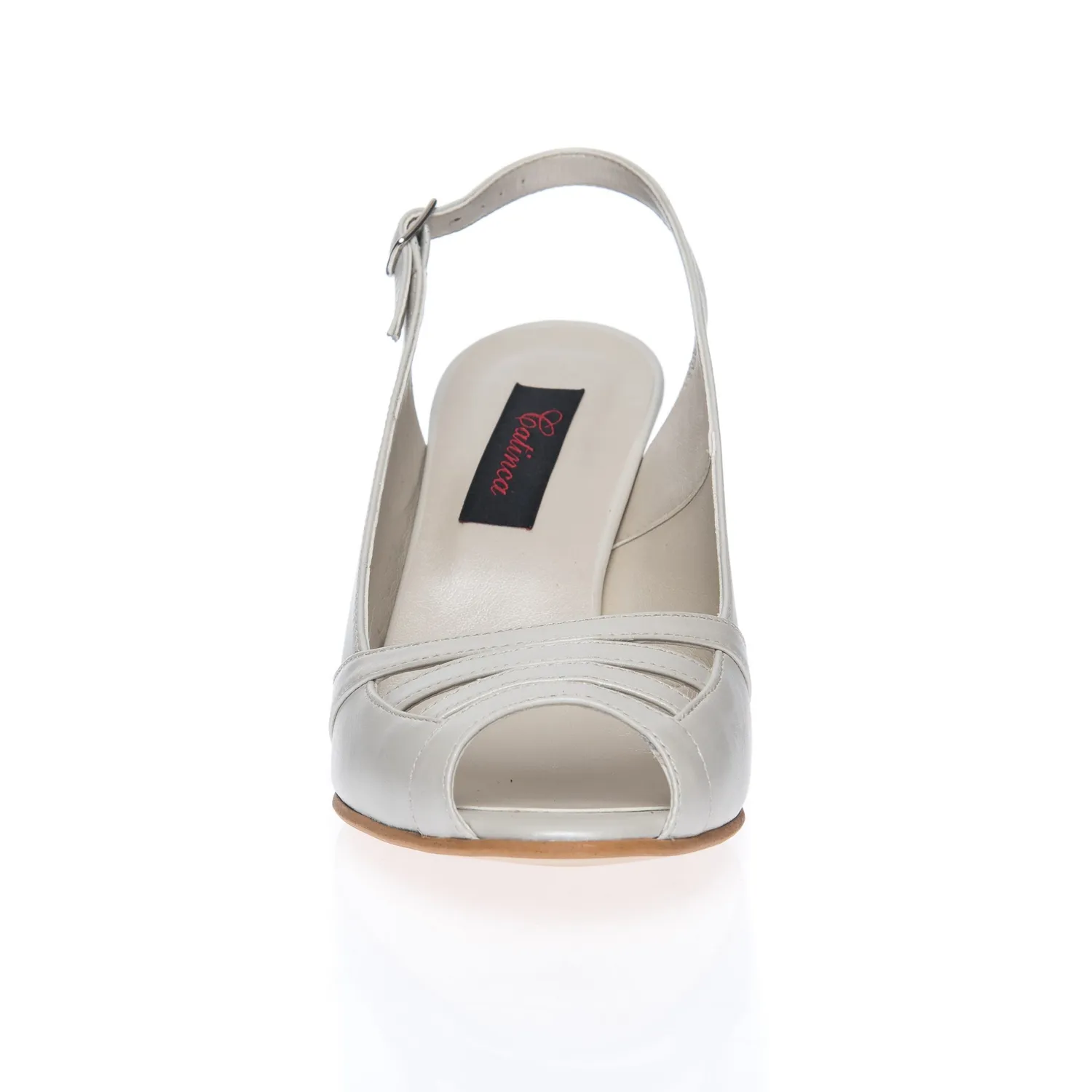 Catinca Shoes 024 AS sandale dama piele alb sidef