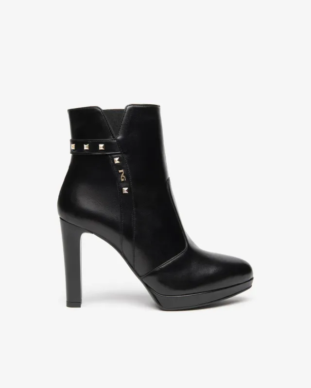 NeroGiardini botine dama piele toc 10 cm
