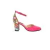 Catinca Shoes D14 RP3D sandale dama piele roz patratele 3D