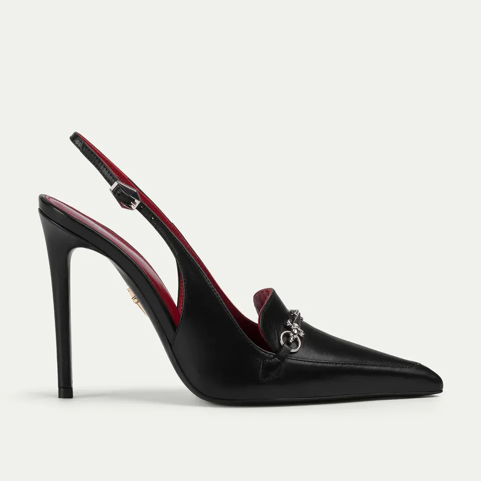 Cesare Paciotti Sedona pantofi slingback negri piele