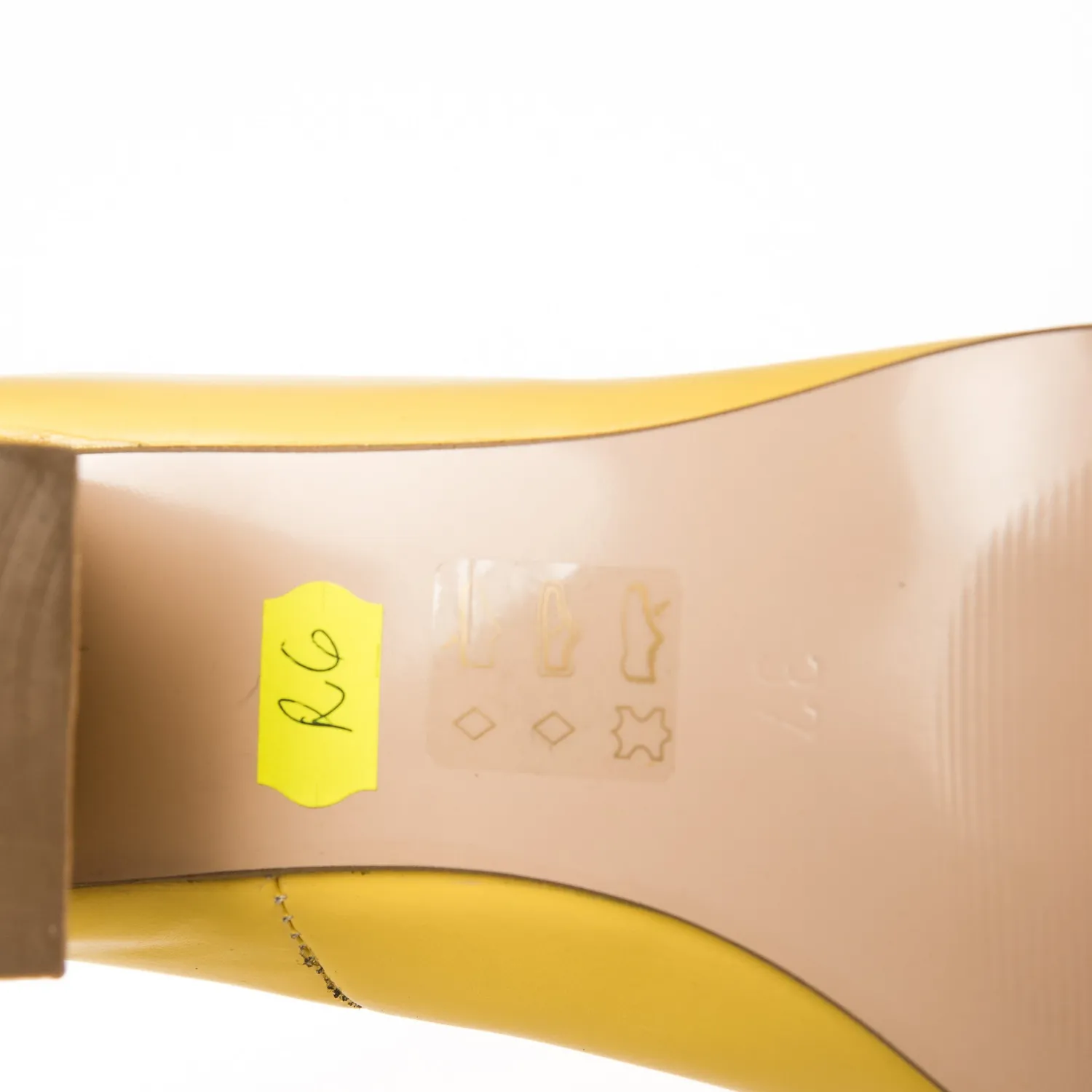 Catinca Shoes R6 G pantofi dama piele galben
