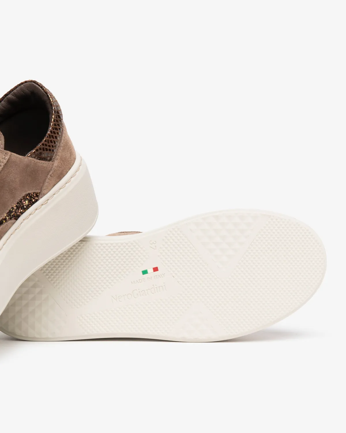 NeroGiardini Sneakers Dama Platforma 50 mm Fermoar