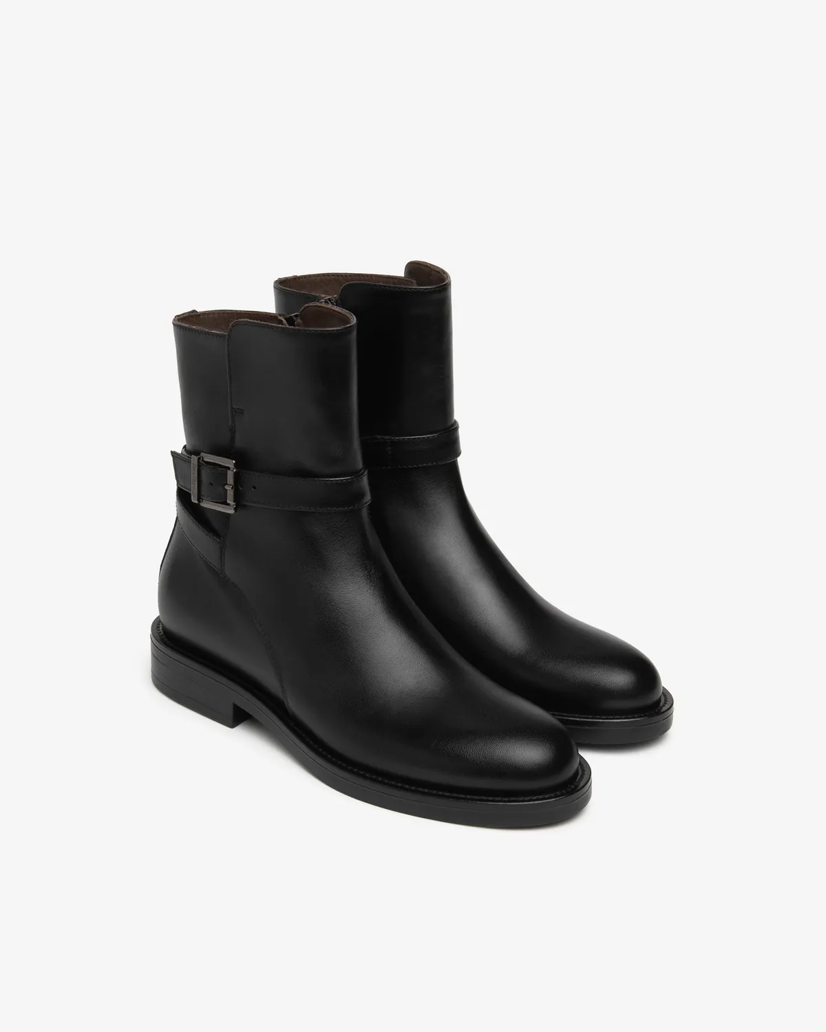NeroGiardini botine piele dama toc 3 cm catarama