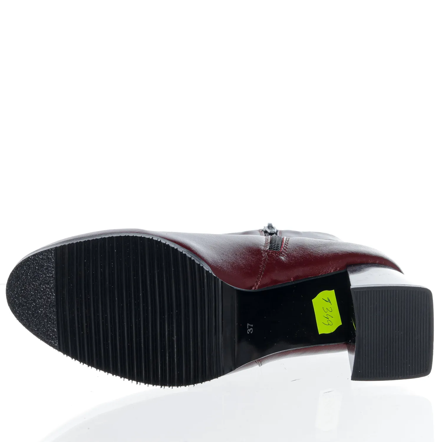 Catinca Shoes GX74 BB ghete dama piele naturala bordo box
