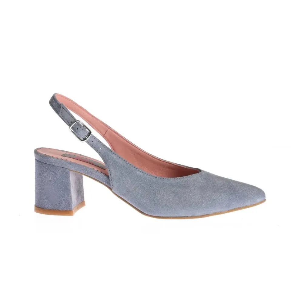 Ana Urbana New Orleans pantofi slingback albastri