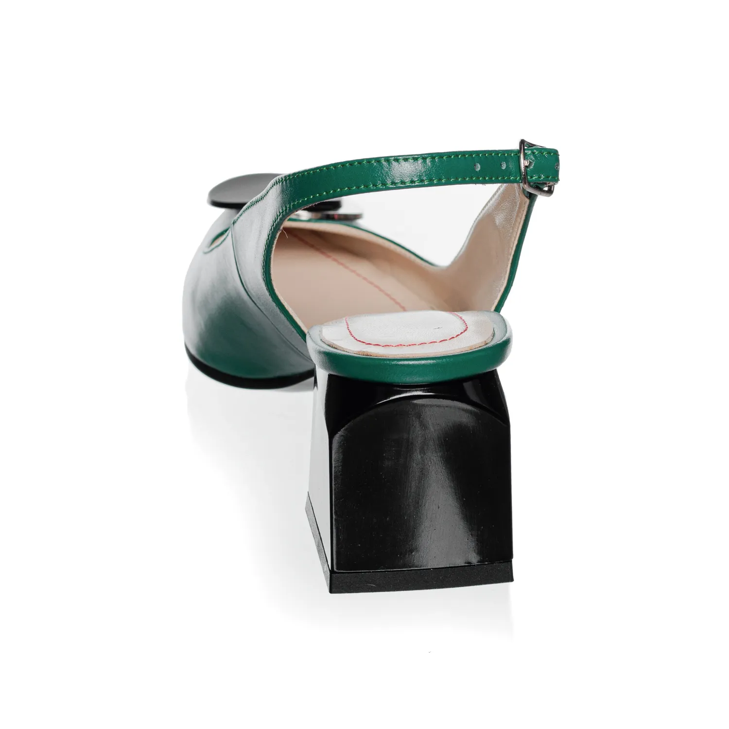 Catinca Shoes D32 VB sandale damă verde box piele