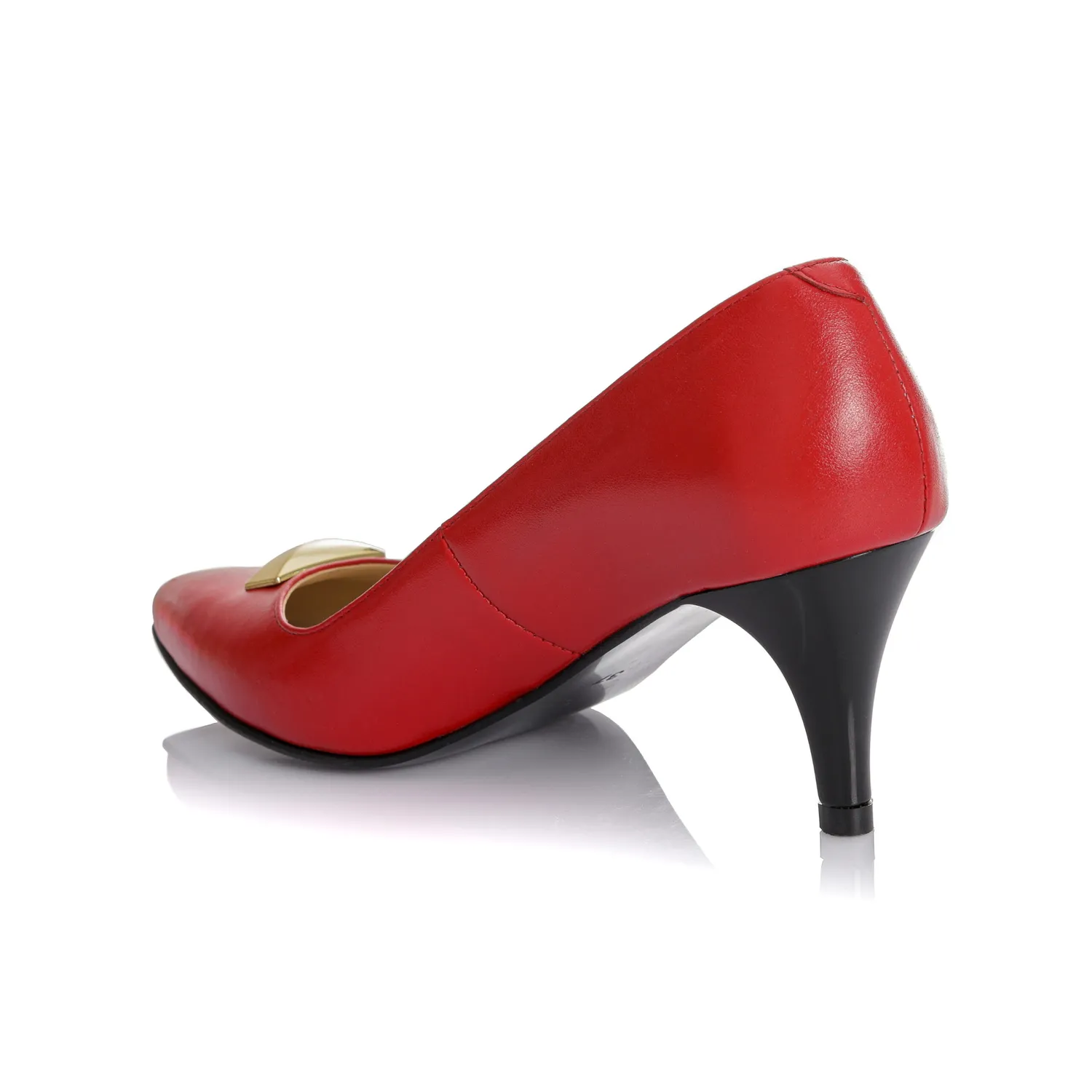 Catinca Shoes A51 RB pantofi dama piele rosie box