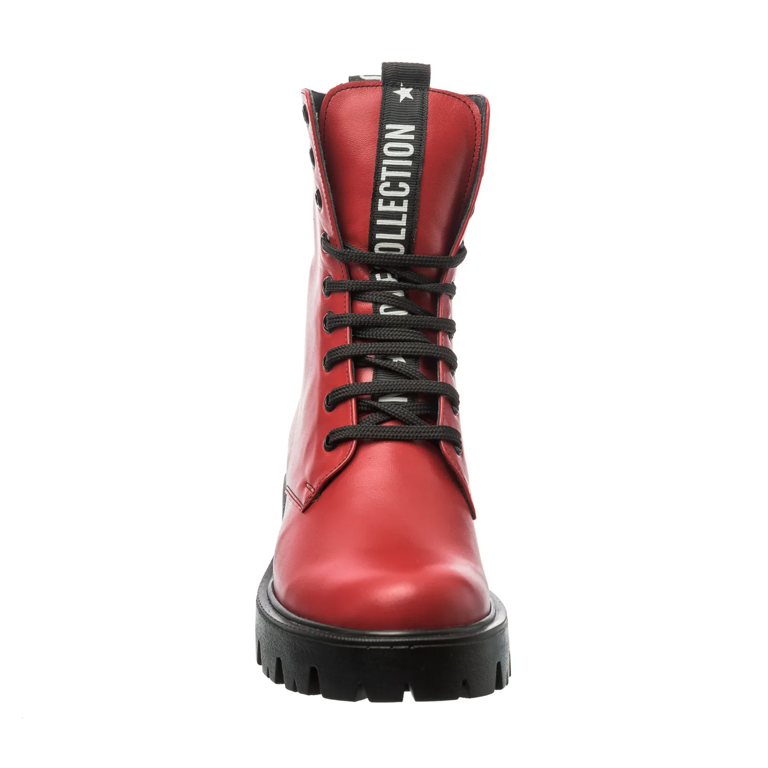 Catinca Shoes BC27 RB bocanci dama piele naturala rosu box