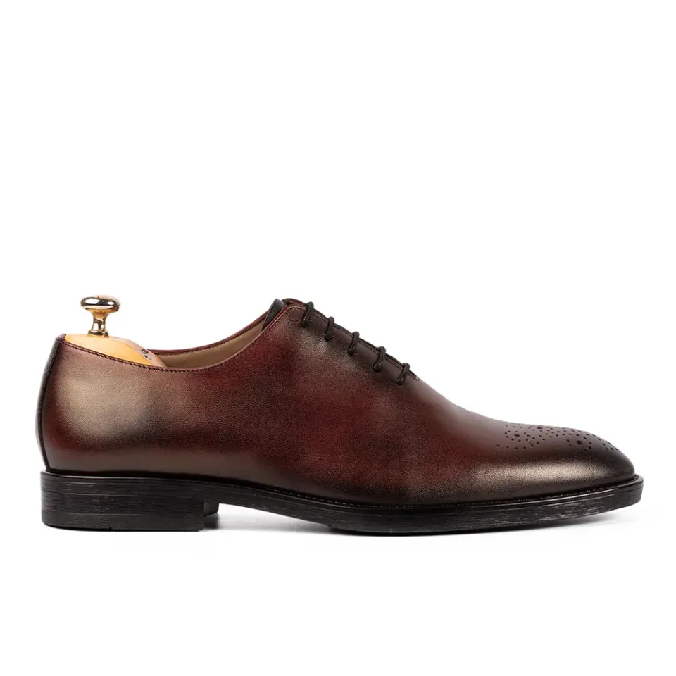 Lucas Shoes 900 pantofi eleganți bordeaux piele