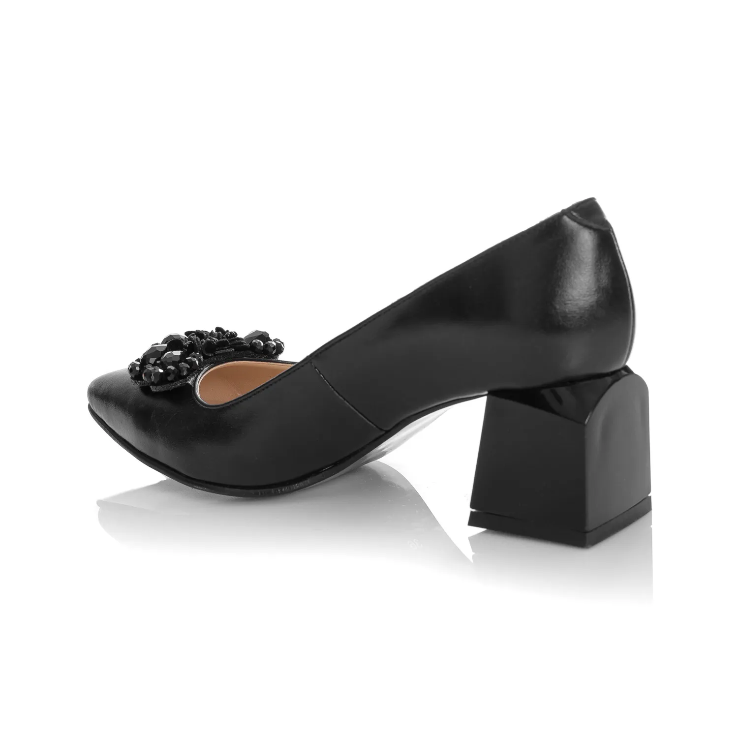 Catinca Shoes A60 N pantofi dama piele naturala negru box