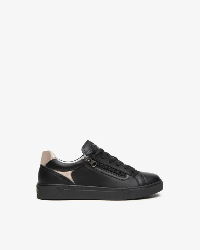 NeroGiardini Sneakers piele dama cu fermoar