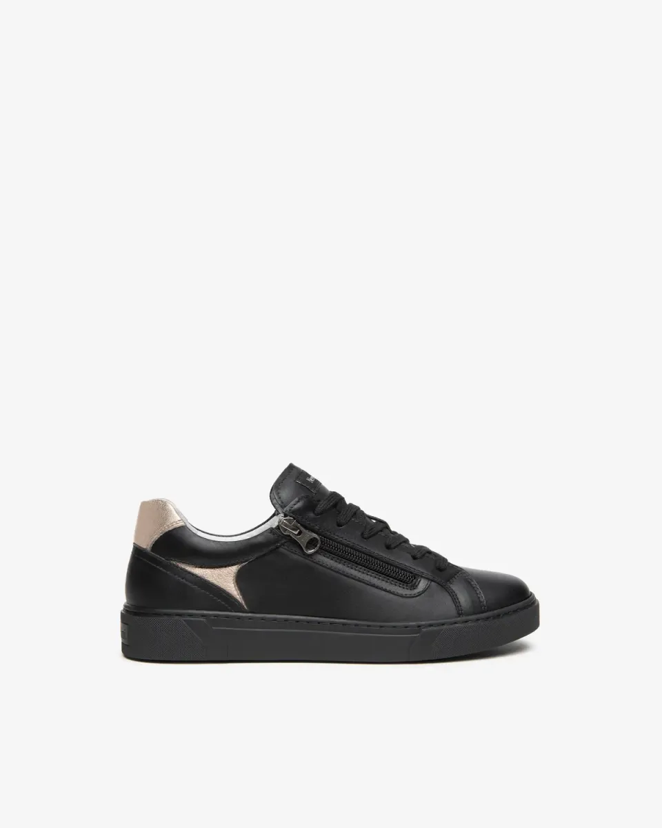 NeroGiardini Sneakers piele dama cu fermoar