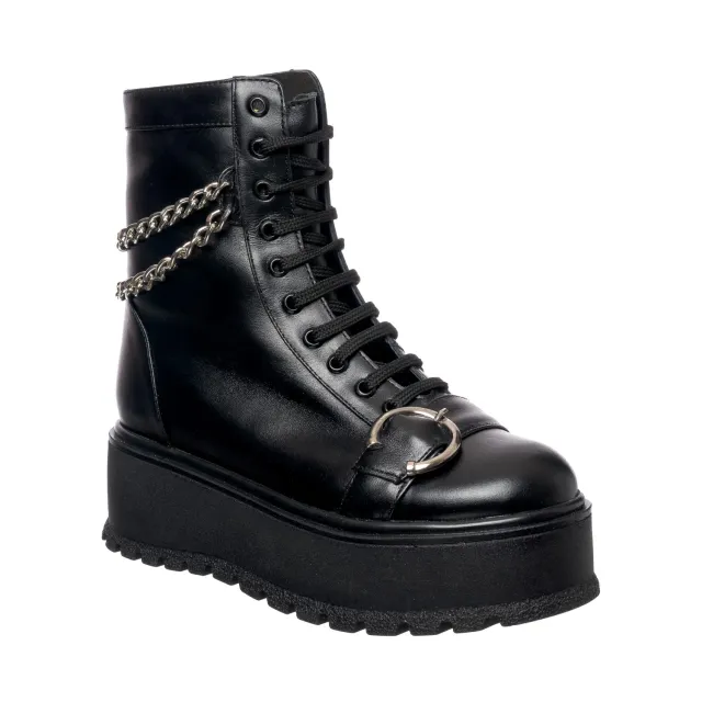 Catinca Shoes BC34 NB bocanci piele negru box