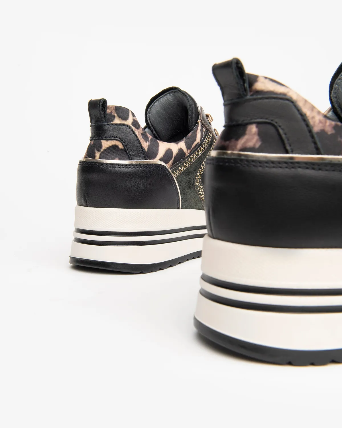 NeroGiardini sneakers dama piele print animal
