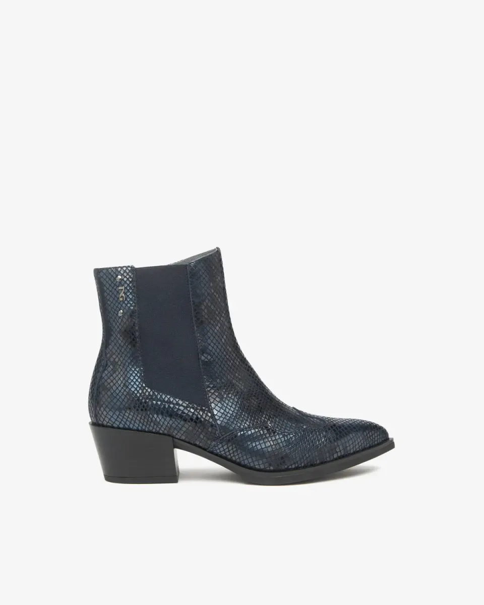 NeroGiardini Botine Chelsea dama piele toc 50 mm
