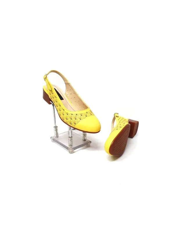 Catinca Shoes T20 G sandale dama galbene piele